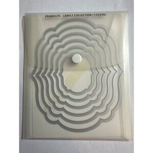 Sizzix Stampin Up! Framelits Labels Collection Die Cuts 125598 Nesting Dies